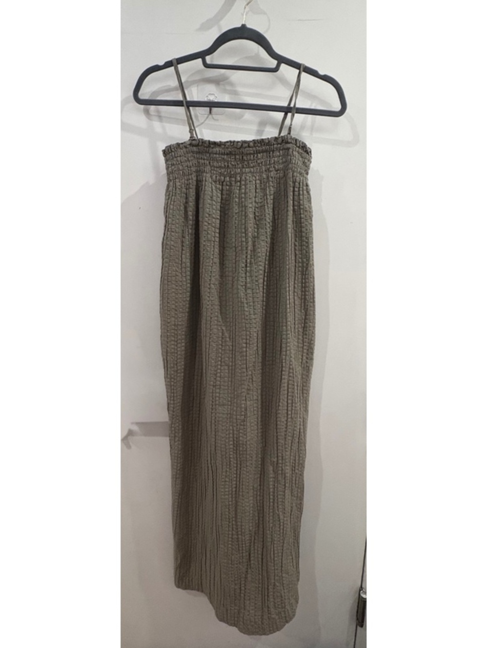 Free People Penelope Pucker Check Midi Dress - Picture 3 of 10